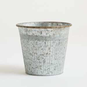 Zink Übertopf - 23 cm