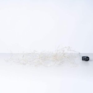 Lichterkette Silberfarben Klassisch Weiß - 1000 cm