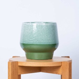 Keramik Übertopf Grün - 20 cm