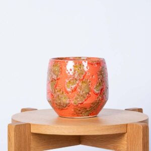 Keramik Übertopf Bunt - 14,5 cm