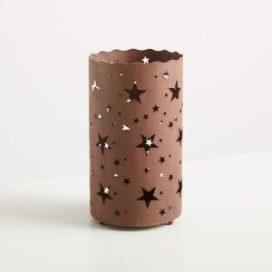 Rost Windlicht Stern