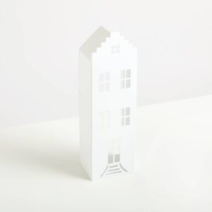 Metall Lichthaus Weiß Dach Gestuft