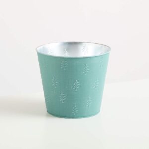 Zink Gefäß Mint - 20 cm