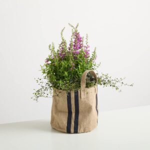 Jute Pflanzsack Dunkelgrau - 25 cm