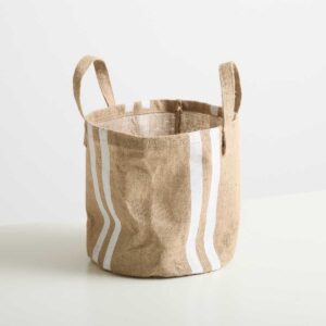Jute Pflanzsack Weiß - 25 cm