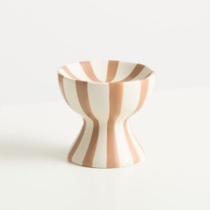 Keramik Kerzenhalter Karamell