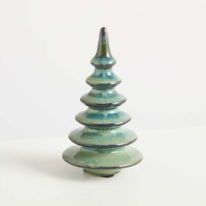 Keramik Tanne Grün Groß