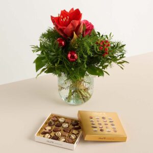 Weihnachtsgruß mit Lindt Mini Pralinés Gold 100g