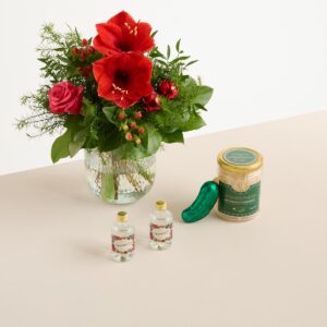 Weihnachtsgruß mit Geschenkset Ginlicher Advent