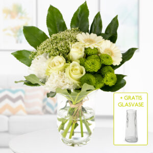 Blumenstrauß Ida + gratis Glasvase