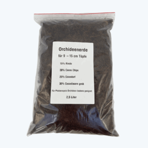 Orchideenerde für das Wachstum