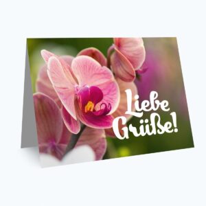 Grußkarte "Liebe Grüße"