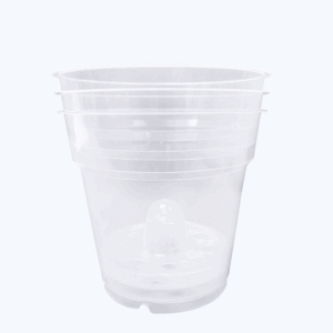 Durchsichtige Kulturtöpfe im 3er Set (12cm Töpfe)