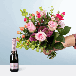 Glücksbote mit Moet & Chandon Imperial Rosé 0,375l