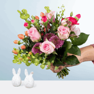 Glücksbote mit Mini-Bunnys