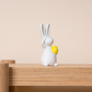 Keramik Hase Gelbes Ei Klein