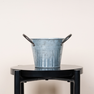 Zink Übertopf - 13 cm