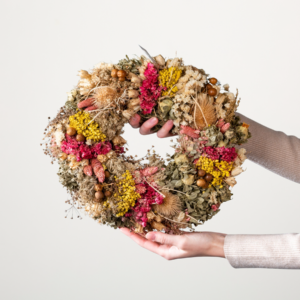 Trockenblumenkranz Herbst