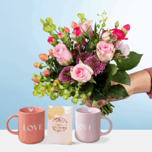 Glücksbote mit Geschenkset Zeit zu zweit