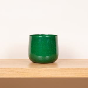 Keramik Übertopf Grün - 12 cm
