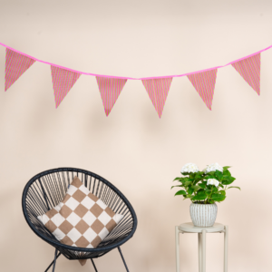 Outdoor Girlande Lila/Pink