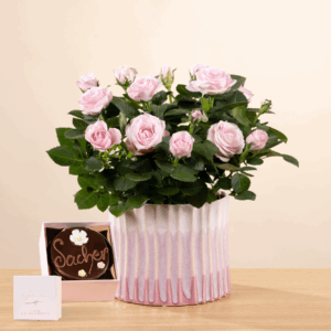 Rosy Pastel mit Blumen-Sachertorte 200g