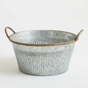 Zinkwanne Antik Matt