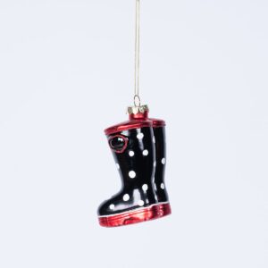Deko Hänger Stiefel Schwarz