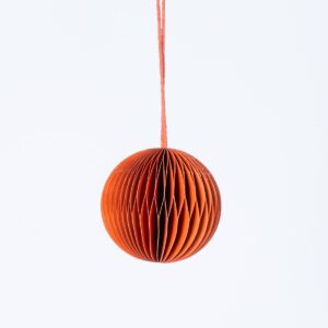 Deko Papierhänger Ornament Rot