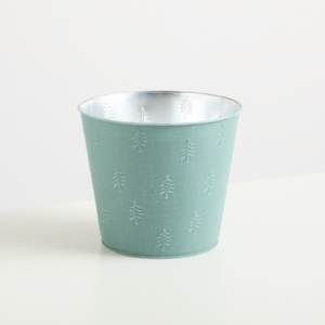 Zink Gefäß Mint - 20 cm