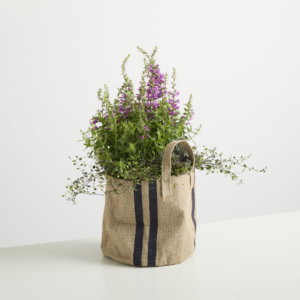 Jute Pflanzsack Dunkelgrau - 25 cm