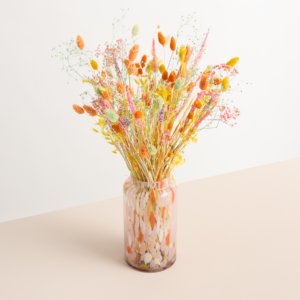 Trockenblumenstrauß Pastell Gelb