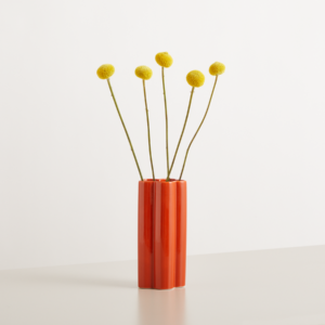Keramik Vase Orange