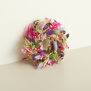 Trockenblumenkranz Flieder Mix