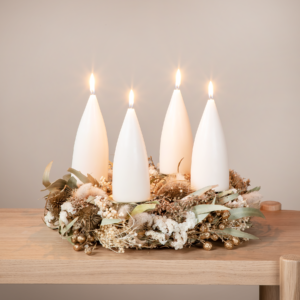 Adventskranz Trockenblumen Elegant Eukalyptus