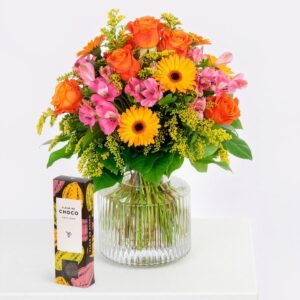 Sonnige Geburtstagsgrüße mit Fleur de Choco