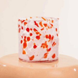 Vase Konfetti Rosa/Rot M