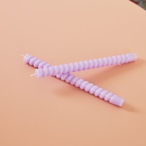Kerzen Twist Flieder 2-er Set