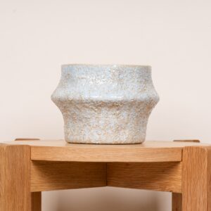 Keramik Übertopf Organisch Beige - 10 cm