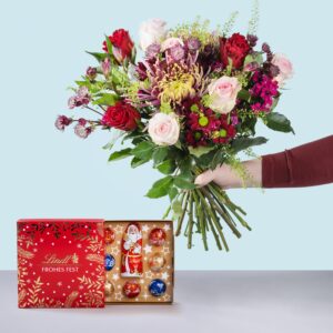 Herzensgrüße mit Lindt Mix Frohes Fest