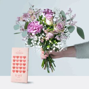 Blumenpost mit Schoko-Liebe