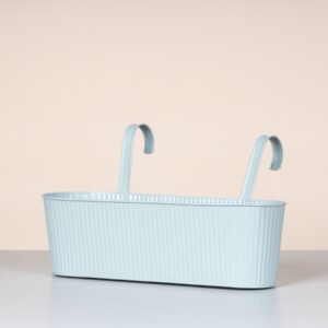 Metall Balkonkasten Rille Mint - 42 cm