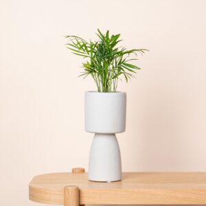 Keramik Übertopf Sockel Creme - 9cm