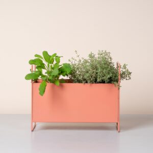 Metall Plantbox Terrakotta
