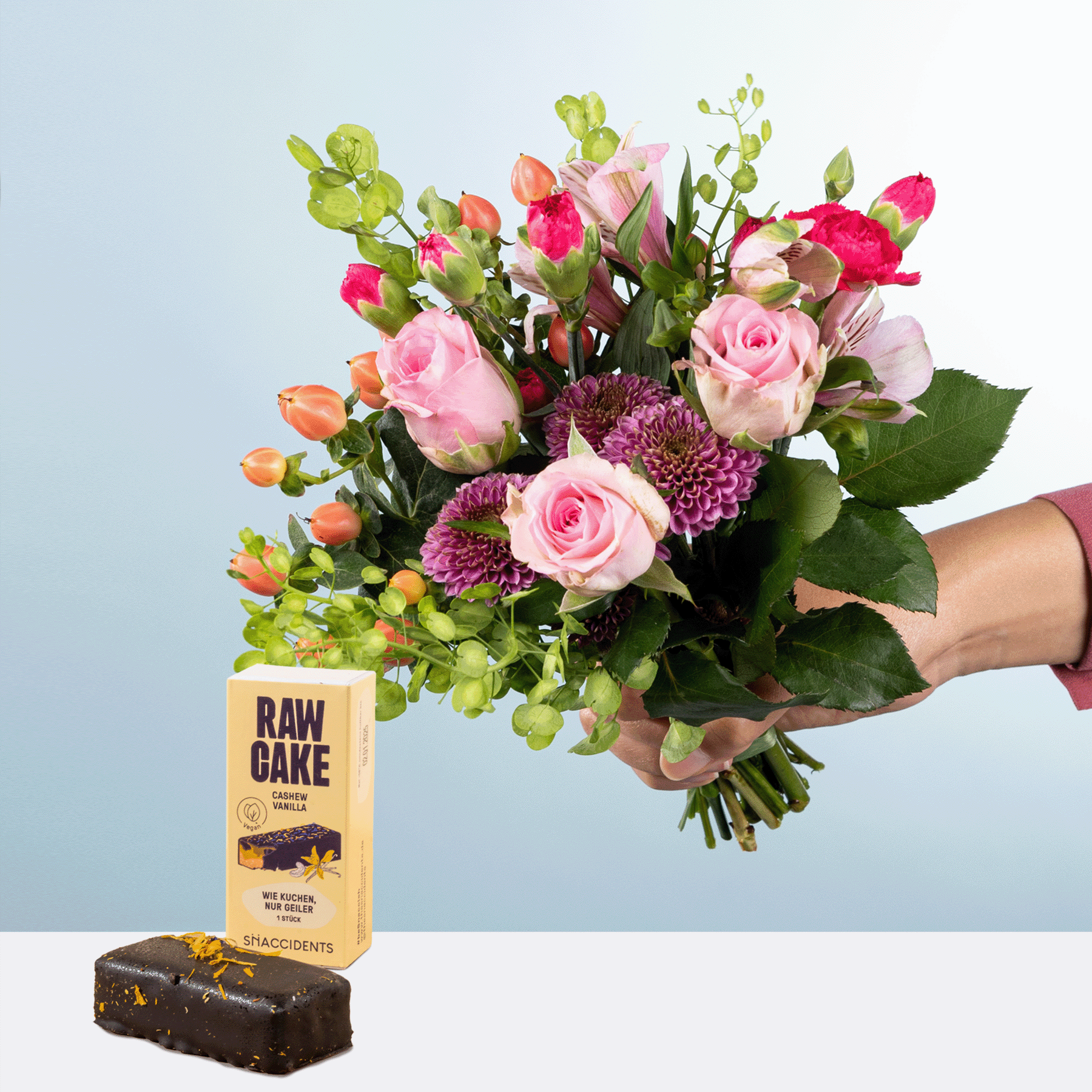 Glücksbote mit Raw Cake - Cashew Vanilla 45g