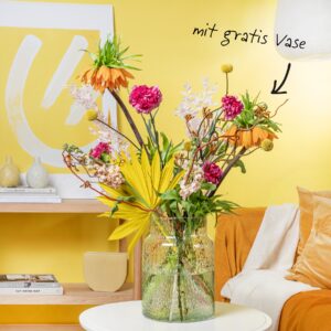 Blumenbox Jungle Fever mit gratis Lieblings-Vase L