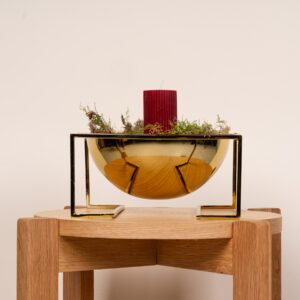 Metallschale Goldfarben
