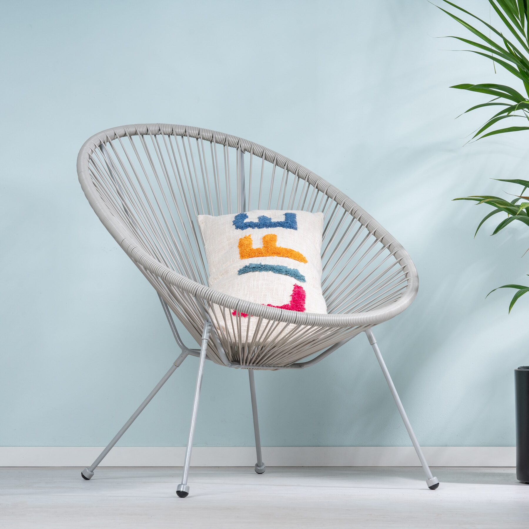 Loungesessel Mexiko Grau – Bild 2