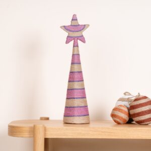 Weihnachtsbaum Streifen Rosa