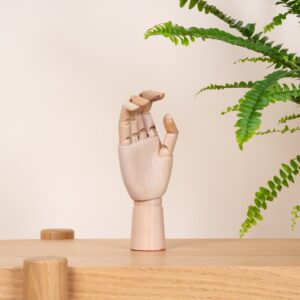 Dekoobjekt Hand Holz